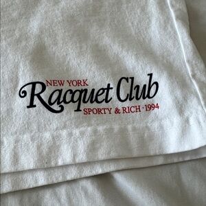 NWT Sporty & Rich White Cotton Shorts